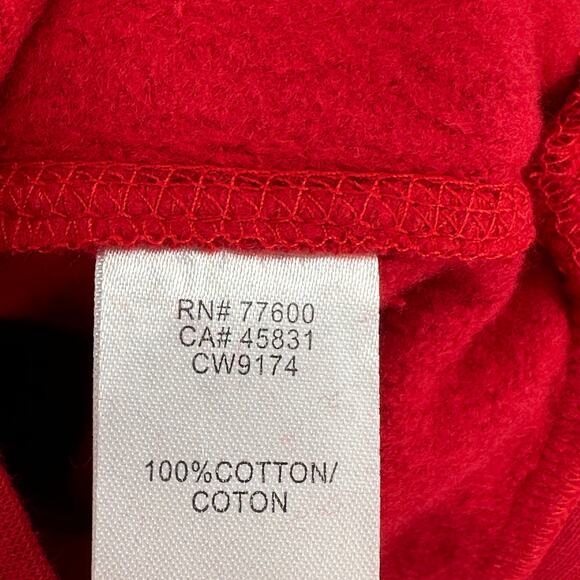 Chaser Elton John Crocodile Rock Embellished Sweatshirt Womens Size XS Red - Picture 7 of 7